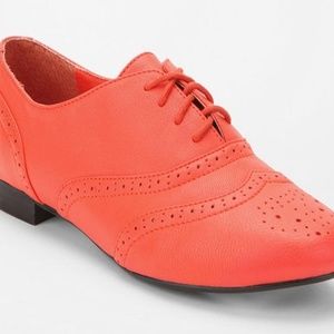 Tears of David Bowie Wingtip Pleather Oxfords